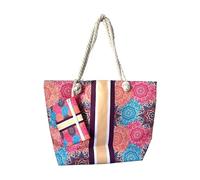 Puckator Sac de plage et mini pochette avec fermeture éclair - Mandala Multicolore