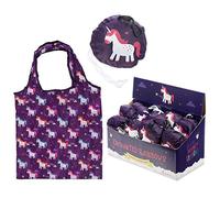 Puckator???Sac pliable pratique???Motif licorne Rainbow