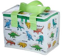 Puckator Sac Repas Isotherme en Plastique Recyclé RPET Dinosauria Jr - Dinausaure, Multicouleur