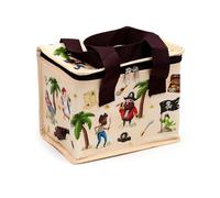 Puckator Sac Repas Isotherme en Plastique Recyclé rPET - Jolly Rogers Pirate, Blanc Cassé