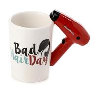 Puckator Sèche-Cheveux avec Slogan en céramique avec poignée en Forme de Tasse à café - Accessoires Amusants pour la Maison pour Petite Amie - Grande Tasse pour Hommes et Femmes Boissons Chaudes