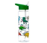 Puckator Bouteille d'eau Dinosauria Plastique incassable 550 ml Claire