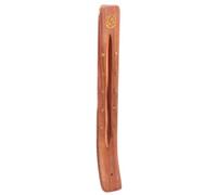 Puckator Sheesham Ashcatcher en Bois avec étoile en métal et Symbol Inlay