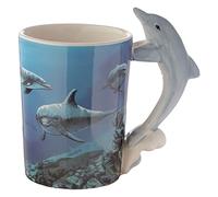 Puckator Mug avec anse dauphin SMUG20 8 x 13 x 12,5 cm