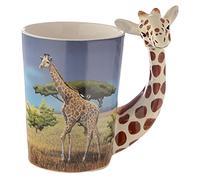 Puckator Mug SMUG22 avec anse girafe 8 x 12 x 14,5 cm