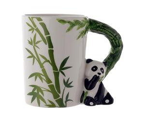 Puckator SMUG27 Mug avec Anse Panda 8 x 12,5 x 10,5 cm, Blanc