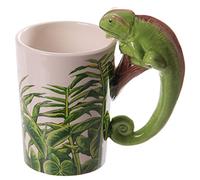 Mug céramique anse caméléon
