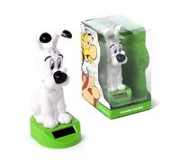 Puckator Figurine solaire Idefix – Astérix et Obélix, pour voiture, bureau ou fenêtre, blanc