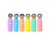 Puckator Space Team - Surligneur avec décoration - Stylos mignons et esthétiques anti-taches pour l'école, le bureau, l'écriture, le dessin, le journal - Stylos essentiels de collage - Ensemble de