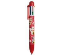 Puckator Stylo Multi-couleur Maneki Neko - Chat Porte-bonheur (6 couleurs)