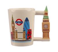 Puckator Tasse Café Céramique Big Ben Londres Blanc 11,5 cm