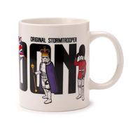 Puckator The Original Stormtrooper London Tasse à thé et café en porcelaine - Accessoires amusants pour la maison - Cadeaux mignons pour petite amie - Grandes tasses pour hommes et femmes - Cadeau de