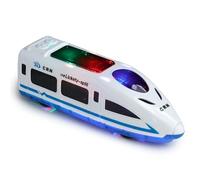 Puckator TY796 Jouet à Mécanisme de Friction Train à Grande Vitesse Clignotant Jouets à traîner, Multicolore