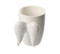 Puckator White Angel Wings Handle en forme de cramique Mug Th Coffee Boissons chaudes Bote cadeau dcorative Home Cuisine bureau
