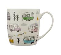 Puckator Wildwood Caravan Porcelain Mug