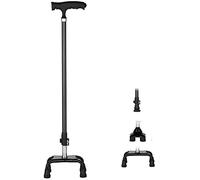 PUCNHZYNW Bâton pour personnes âgées, béquilles multifonctionnelles, déambulateur, béquilles pour personnes âgées, bâton en fibre de carbone, étirement libre, échange de plusieurs pieds