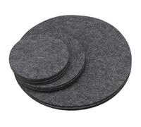 PUCSIQ Protege poele, Lot de 30 protège-poêles Ronds en Feutre,12 cm/15 cm/25 cm, Protege Casserole et poele, Protection de Table, Séparateurs Ronds pour Vaisselle,vases, poêles, casseroles et Bols