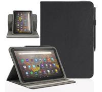 Pudazvi Étui universel pour tablette Android 9", 10", 10,5", 10,5", support rotatif à 360°, support de visionnage multiple, noir