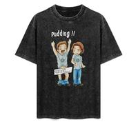 Pudding Dean Sam & Oh My Unisex T-Shirt Printed Tee Black Mens Top Shirt L