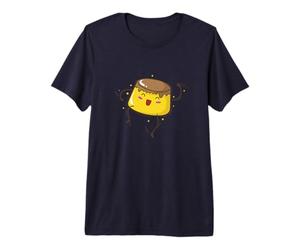 Pudding en Cours d'exécution Dessert T-Shirt Haut de Gamme