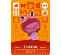 Puddles 351/400 Carte Amiibo Motif Nintendo Animal Crossing Happy Home