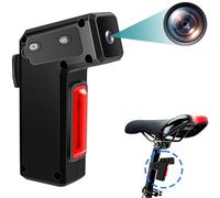 Pudet Luo Action Cam Moto, 1080P HD & 120° Grand Angle Dash Cam, 3500mAh & IPX-3 Étanche, 3 Modes de Feu Arrière