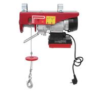 PUDLOR Treuil électrique 550 W 220 V 50 Hz - Câble de levage électrique - Boutons marqués - 125 kg - Jusqu'à 250 kg - 2 modes de levage - Longueur du câble d'alimentation : 0,5 m - Pour l'agriculture
