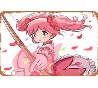 Puella Magi Madoka Magica, Madoka Kaname, Magia Record : Puella Magi Madoka Magica Side Story Poster Décoration murale rétro en métal 20,3 x 30,5 cm