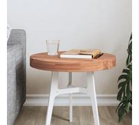 PUEOSZX Plan de travail Lisse de Travail Multifonctionnel Plateau de Rechange Rond pour Bancs de Service Bancs de Travail ou Bureaux Design Classique Marron 40 x 4 cm