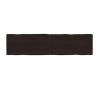 PUEOSZX Plan de travail multifonction avec plan de travail lisse design classique pour établi de service, établi ou bureau Gris foncé 200 x 50 x 6 cm