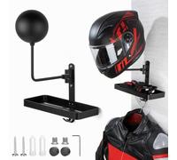 PUERSI Support Casque Moto Mural, Porte Casque pour Vélo et Moto