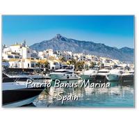 Puerto Banus Marina Aimant de réfrigérateur