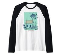 Puerto Escondido Mexico Souvenir de Surf Vintage Oaxaca Manche Raglan