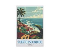 Puerto Escondido Oaxaca，Puzzle 1500 Pieces of Paper Puzzles Suitable for Adults Children Families Stress Relief Puzzle Games（57x87cm）-GA35