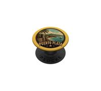 Puerto Plata Caraïbes Voyage Art PopSockets PopGrip Adhésif