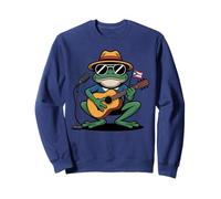 Puerto Rico Coqui Frog Street Music Boricua Vibes Sweatshirt