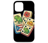Puerto Rico Flag Dominoes Coquí Frog Pava Hat Taino Boricua Coque pour iPhone 12/12 Pro