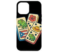 Puerto Rico Flag Dominoes Coquí Frog Pava Hat Taino Boricua Coque pour iPhone 12 Pro Max