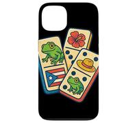 Puerto Rico Flag Dominoes Coquí Frog Pava Hat Taino Boricua Coque pour iPhone 13