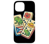 Puerto Rico Flag Dominoes Coquí Frog Pava Hat Taino Boricua Coque pour iPhone 15