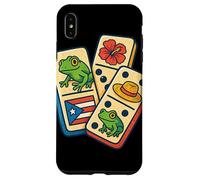 Puerto Rico Flag Dominoes Coquí Frog Pava Hat Taino Boricua Coque pour iPhone XS Max