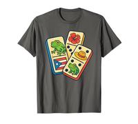 Puerto Rico Flag Dominoes Coquí Frog Pava Hat Taino Boricua T-Shirt