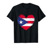 Puerto Rico Heart Puerto Rico Flag Puerto Rico Pride T-Shirt