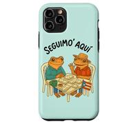 Puerto Rico Seguimo Aqui Coquí Frog Dominoes Bandera Boricua Coque pour iPhone 11 Pro