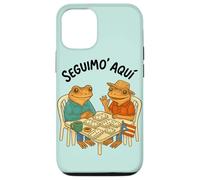 Puerto Rico Seguimo Aqui Coquí Frog Dominoes Bandera Boricua Coque pour iPhone 12/12 Pro