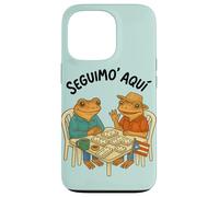 Puerto Rico Seguimo Aqui Coquí Frog Dominoes Bandera Boricua Coque pour iPhone 13 Pro