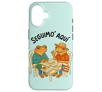 Puerto Rico Seguimo Aqui Coquí Frog Dominoes Bandera Boricua Coque pour iPhone 16