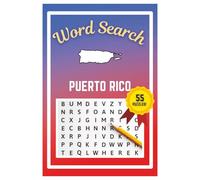 Puerto Rico Word Search Puzzle Book: Word Searches with easy to read print | 6x9 inches | 55 Puzzles, 495 Words, 83 Pages | Learn about the State | Gift, Vacations, Road Trips, Holidays, & Free Time
