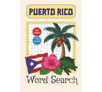 Puerto Rico Word Search: Word Searches With Fun, Easy to Read Print about Puerto Rican, Boricua, Island Life and more | 6x9 inches, 110 pages | 50+ ... for Cruise Vacations, Holidays and Free Time