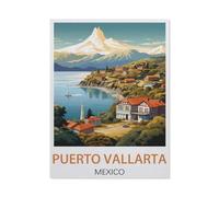 Puerto Vallarta Mexico，Jigsaws Puzzles 1000 Pieces Teens Kids Jigsaw Entertainment Toys Brain Challenge Puzzle（26x38cm）-EX92